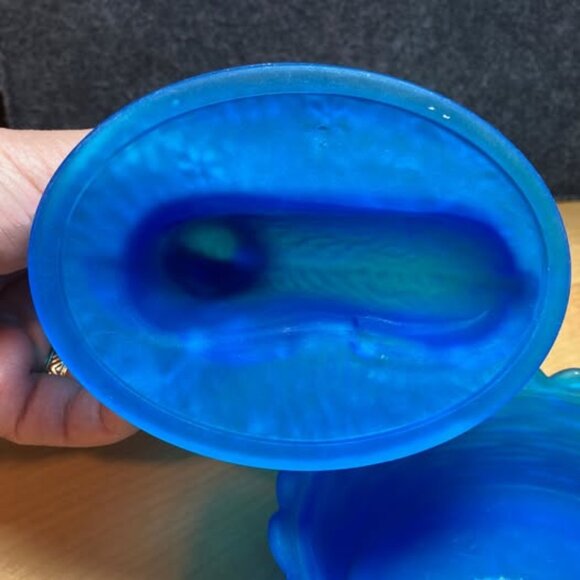 RARE Cobalt Blue Lamb on Nest - Picture 3 of 9